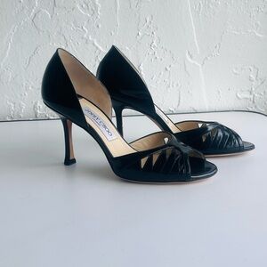 Jimmy Choo Black Patent Leather Women's Shoes